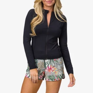 REEF Crest Zip Up Long Sleeve Surf Shirt UPF 40 | Women Sets