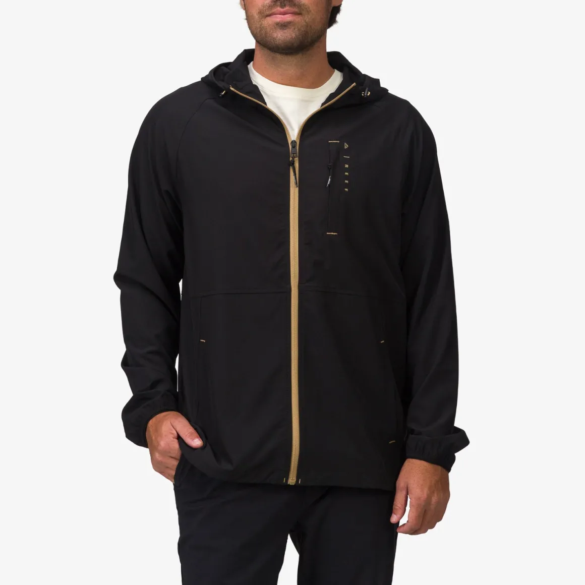 REEF Garvey UPF 40 Full Zip Jacket | Outerwear | Surf Shirts & Upf Apparel